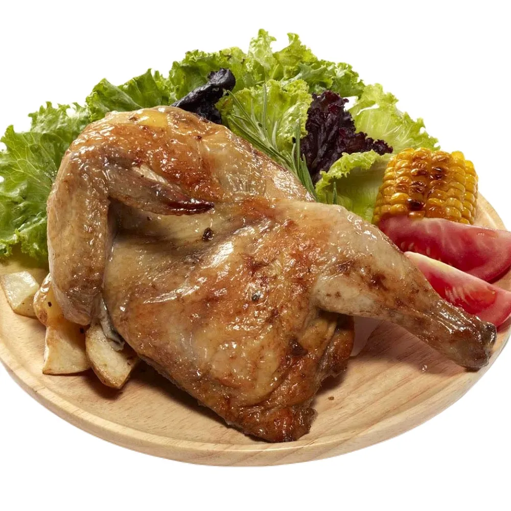 【洽富氣冷雞】歐式香烤調理半雞 超值10入組 CharmingFOOD(450g/包)