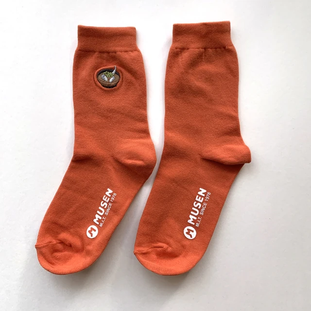 木森好襪MUSEN SOCKS 台灣美食刺繡襪-蚵仔麵線