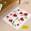 【日本OKA】原廠正品 日製乾度良好銀離子抗菌防臭吸水速乾防滑浴室地墊-48x60cm(Ag+ 抑菌 除臭 抑味)