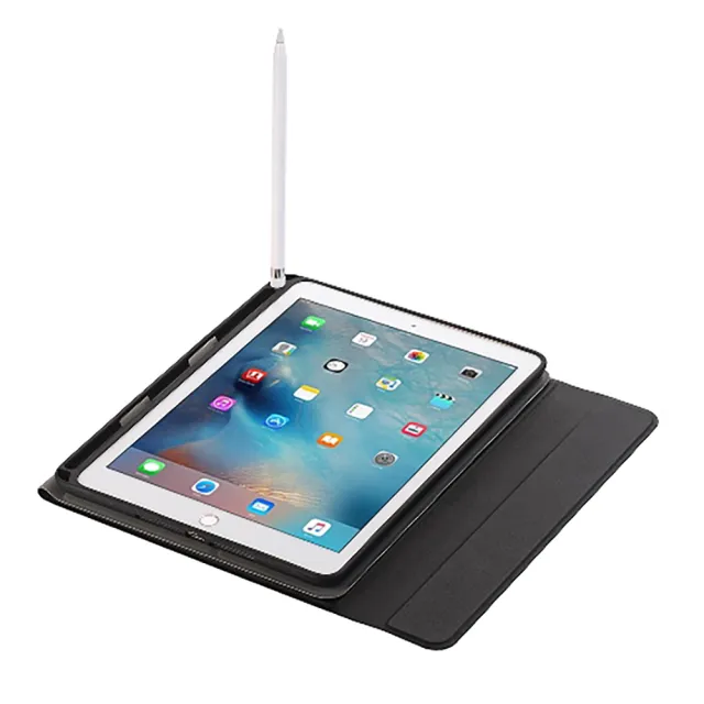 Powerway For iPad 9.7吋平板專用尊座型鋁合金藍牙鍵盤/皮套(Air/Air2/Pro9.7/iPad5/iPad6)