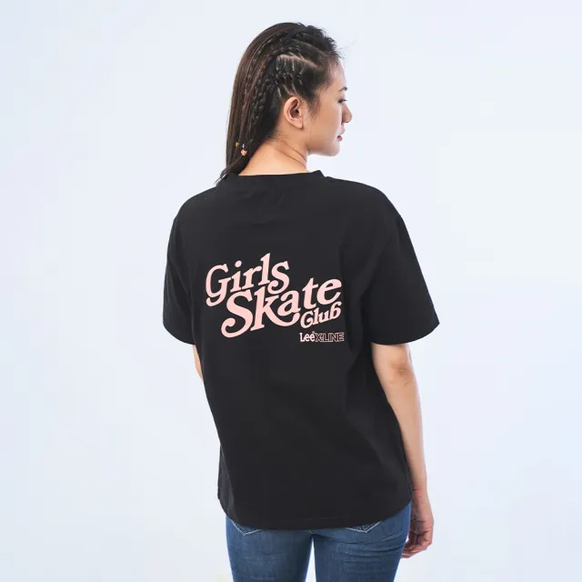 【Lee】出清品-女裝 短袖T恤 / GIRL SKATE 共2色 Boyfriend版型(LL22003097W / LL220030K11)