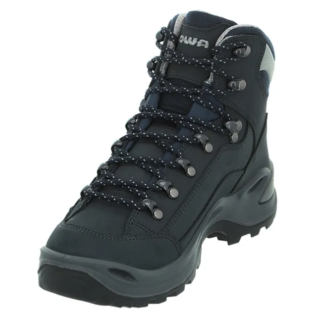 【LOWA】女 中筒多功能健行鞋 海軍藍/灰 RENEGADE GTX MID Ws(LW320945-6930/防水登山鞋)