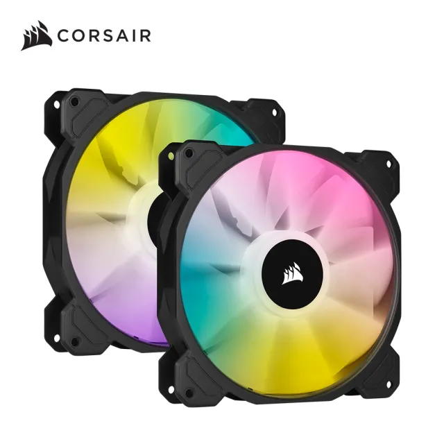【CORSAIR 海盜船】SP140 RGB ELITE風扇x2 + 控制器(二色任選)