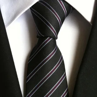 【THE GENTRY 紳】經典紳士商務休閒男性領帶-盒裝-送禮、禮物(黑紅斜紋款)