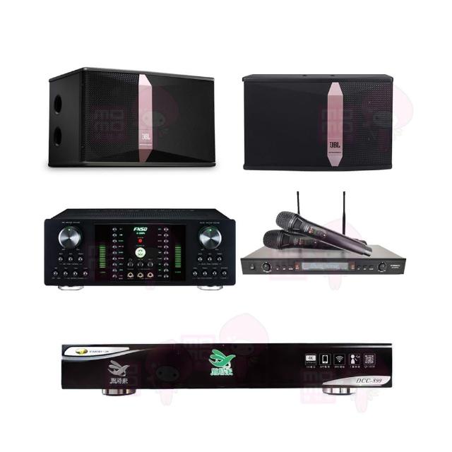 【點將家】DCC-899+FNSD A-300N+SR-889PRO+JBL Ki510(點歌機4TB+擴大機+無線麥克風+喇叭)
