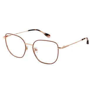 【GIGI Studios】完美精緻六邊形不銹鋼光學眼鏡(玫瑰金 -LUZIA-64910/6)