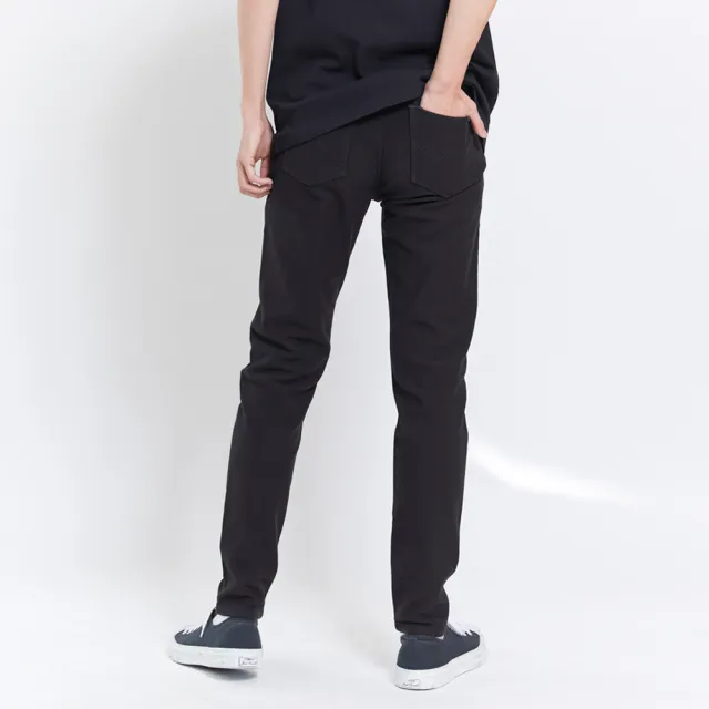 【EDWIN】男裝 JERSEY迦績EJ6透氣錐型褲(黑色)