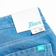 【EDWIN】男裝 大尺碼-JERSEY迦績EJ2冰玉小直筒褲(拔洗藍)