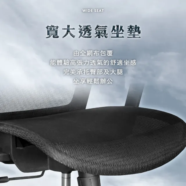 【C-FLY】洛斯高背全網椅(辦公椅/主管椅/電腦椅/會議椅/全網椅/人體工學椅/椅子/網椅/透氣椅)