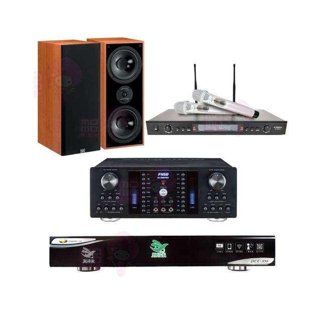 【點將家】DCC-899+FNSD AK-8800 PRO+SR-928PRO+KTF DM-827(點歌機4TB+擴大機+無線麥克風+喇叭)