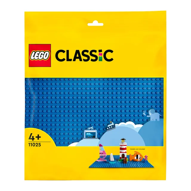 【LEGO 樂高】經典套裝 11025 藍色底板(積木  底板)