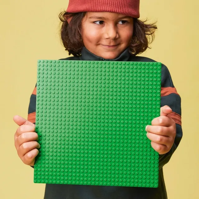 【LEGO 樂高】經典套裝 11023 綠色底板(積木  底板)