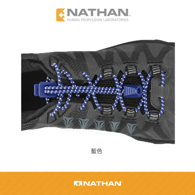 【NATHAN】反光快扣鞋帶 Reflective Lock Laces(長跑/快扣鞋帶/免綁鞋帶/反光/夜跑)