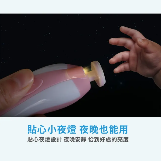 【美甲修復】多功能嬰兒電動磨甲器-附六種磨頭(打磨機 修甲器 指甲剪 拋光 去死皮 美甲工具 寶寶磨甲)