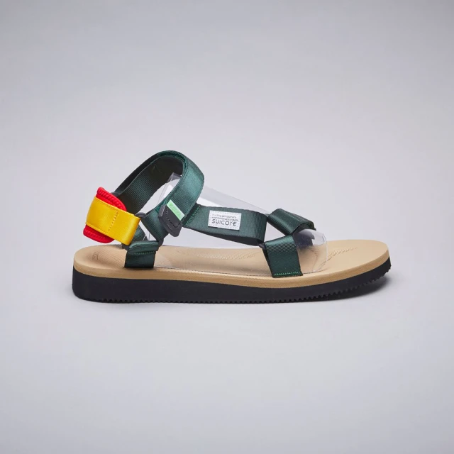 SUICOKE DEPA-CAB OG-022CAB 綠沙 抗菌內裡 尼龍 魔鬼氈 休閒涼鞋 SK21022CABGB