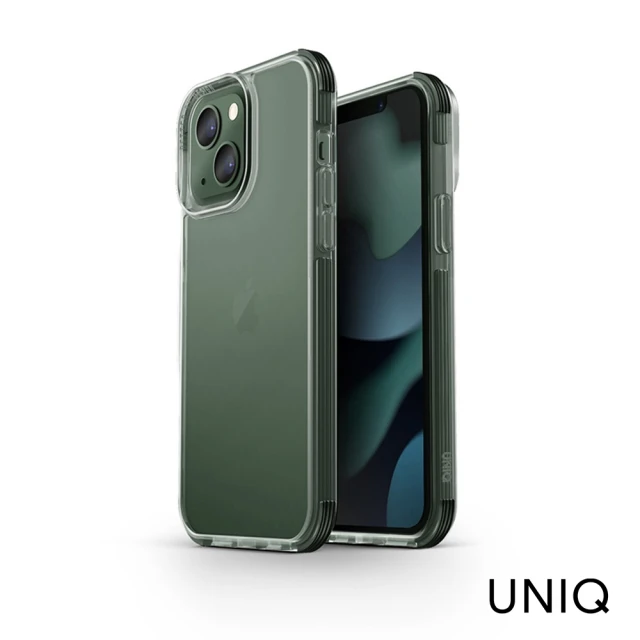 UNIQ iPhone 13 6.1吋 Combat 四角強化軍規等級防摔三料保護殼-綠