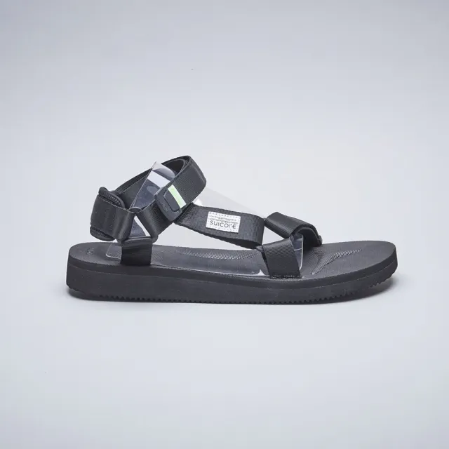 【SUICOKE】DEPA-CAB OG-022CAB 黑色 抗菌內裡 尼龍 魔鬼氈 休閒涼鞋 SK21022CABBK