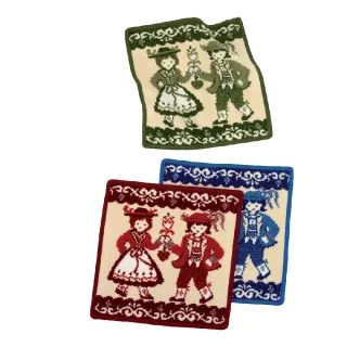 【Feiler 官方直營】傳統服飾方巾 3色(25x25cm)