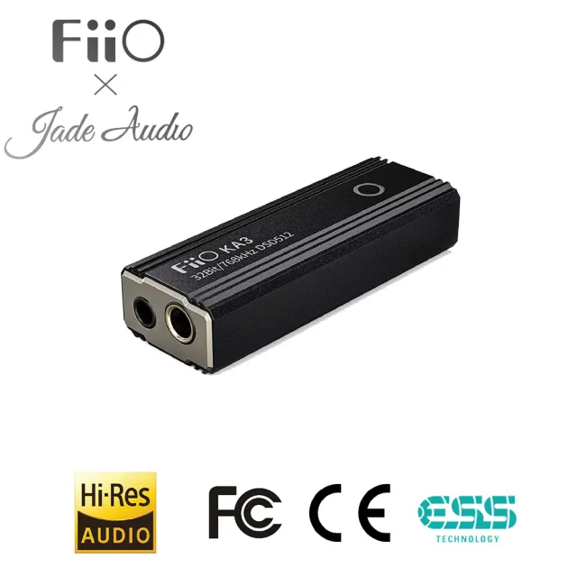 【FiiO】KA3 隨身型平衡解碼耳機轉換器