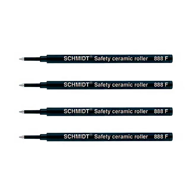 【ARTEX】水性鋼珠筆芯-德國施密特SCHMIDT品牌- 黑-4入優惠組