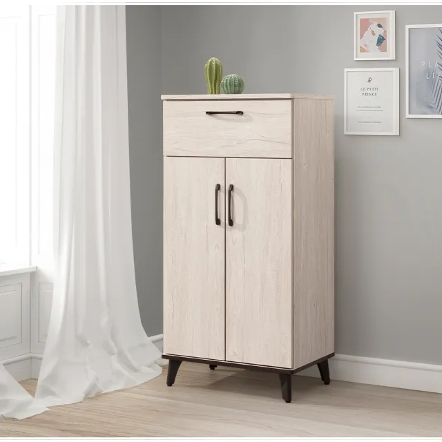 【唯熙傢俱】唯樂炭燒白橡色2尺鞋櫃(玄關櫃 鞋櫃 鞋子收納櫃 收納櫃 置物櫃)