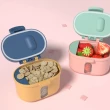 【Disney 迪士尼】童趣 攜帶型 點心 奶粉 分裝盒 240g 平輸品(米奇 米妮)
