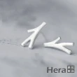 【HERA 赫拉】樹枝造型元素拉絲耳釘 H111030116(情人節禮物 生日禮物)