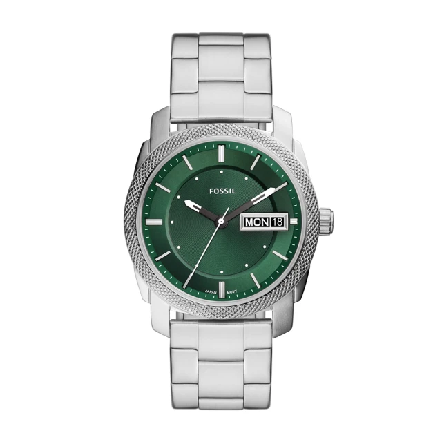 【FOSSIL】Machine經典簡約綠色面盤腕錶42mm(FS5899)