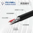 【POLYWELL】POLYWELL 6.35mm公轉XLR母 麥克風音源線 2M(麥克風和音響設備連結的最佳選擇)