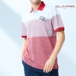 【CUMAR】男裝短袖棉質條紋POLO衫/178231(舒適親膚)