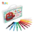 【Q-doh】手提式可水洗絲滑蠟筆Silky Crayon(12色)