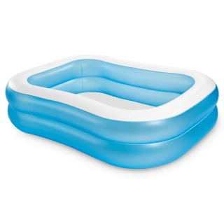 【INTEX】藍色長型游泳池203x152x48cm 540L 適用3歲+(57180NP)