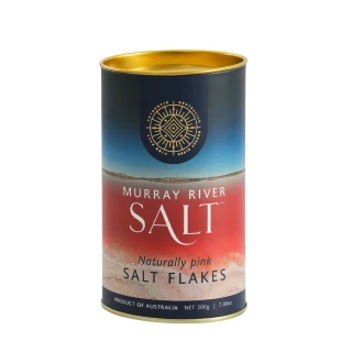 【ＭURRAY RIVER SALT 瑪瑞河鹽】澳洲天然瑪瑞河鹽片-罐裝200g