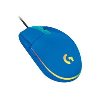 【Logitech G】G102 炫彩遊戲有線滑鼠(藍)