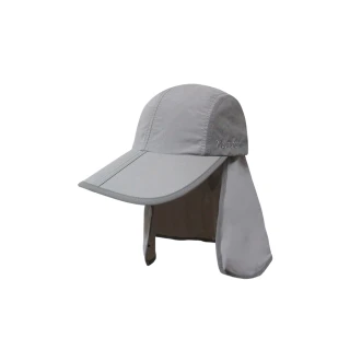 【Mountneer 山林】抗UV後遮棒球帽-卡其灰-11H21-18(防曬帽/機能帽/遮陽帽/休閒帽)