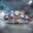 【CASIO 卡西歐】G-SHOCK 金屬錶殼 半透明錶帶 人氣雙顯手錶(灰透_GM-110MF-1A)