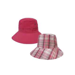 【Mountneer 山林】透氣抗UV雙面帽-桃紅和粉紅-11H30-33(防曬帽/機能帽/遮陽帽/休閒帽)