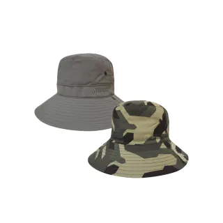 【Mountneer 山林】透氣抗UV雙面帽-中灰和迷彩-11H30-08(防曬帽/機能帽/遮陽帽/休閒帽)