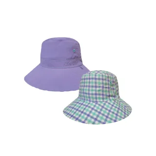 【Mountneer 山林】透氣抗UV雙面帽-粉紫和紫綠-11H30-90(防曬帽/機能帽/遮陽帽/休閒帽)