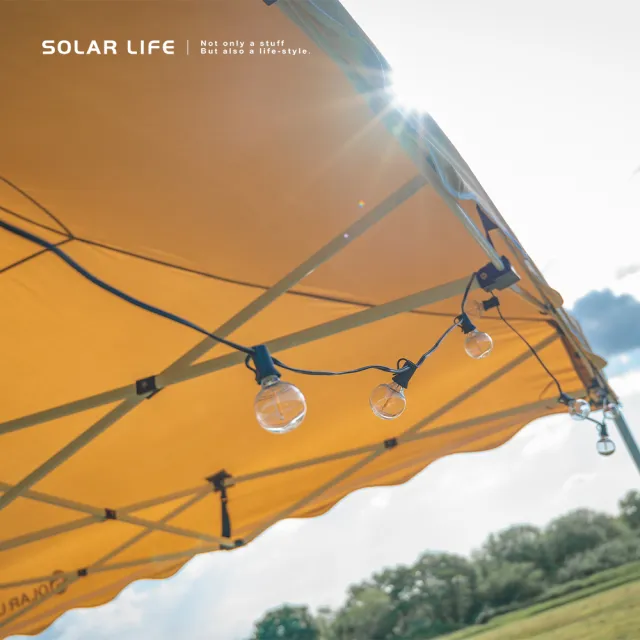 【索樂生活】Solar Life 頂級客廳帳遮陽防水頂布 速搭炊事帳篷配件(27秒帳客廳帳 速搭園遊會)