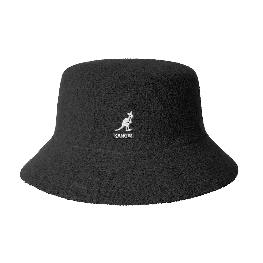 【KANGOL】BERMUDA BUCKET 漁夫帽(黑色)