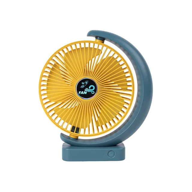 【ANTIAN】8吋空氣循環風扇 USB充電式桌面風扇 辦公/家用 迷你靜音電風扇