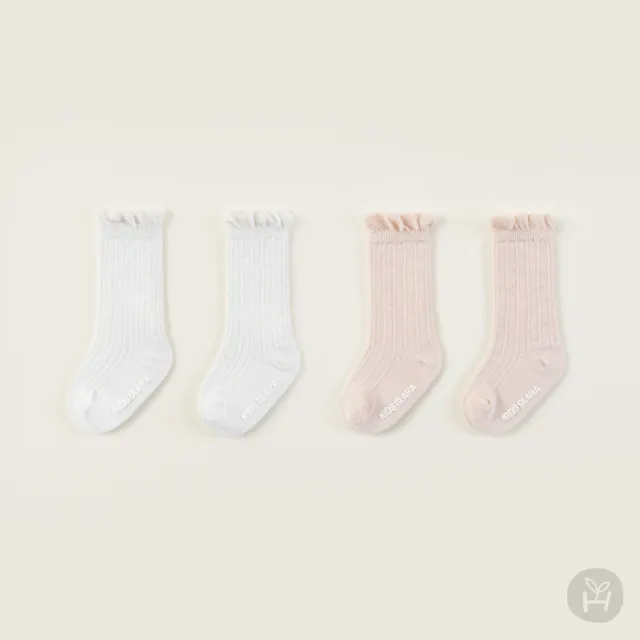 【Happy Prince】Lissar花邊嬰兒童及膝襪(粉色白色寶寶襪半統襪長襪高筒襪)