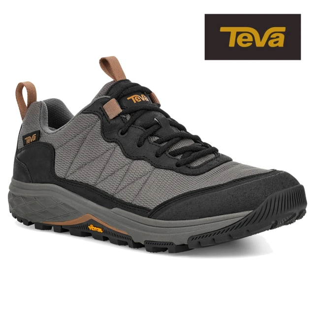 【TEVA】原廠貨 男 Ridgeview Low 低筒戶外多功能登山鞋/休閒鞋(黑色-TV1116627BLK)