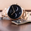 【Nordgreen】ND手錶 Pioneer 先鋒 42mm 玫瑰金殼×黑面 玫瑰金三珠精鋼錶帶(PI42RG3LROBL)