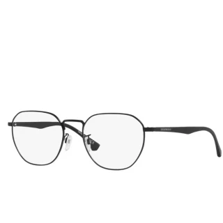 【EMPORIO ARMANI】亞曼尼 時尚複合輕量光學眼鏡 EA1128D 3001 霧黑 公司貨