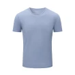 【DZRZVD 杜戛地】110523男款涼感短袖T恤 灰藍色(柔軟高彈力、接觸涼感、透氣排汗)