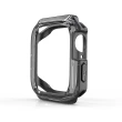 【ANTIAN】Apple Watch Series 8/7/SE/6/5/4 全包透明錶框 防摔雙色手錶保護殼