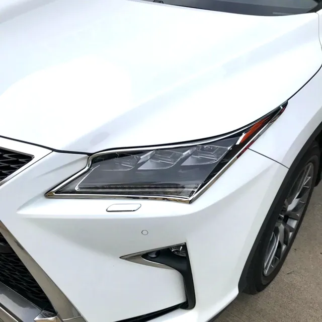 【IDFR】Lexus RX 2016~2019 RX200 RX350 RX450 鍍鉻銀 前燈框 飾貼(車燈框 前燈框 頭燈框 大燈框)