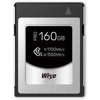 【Wise 裕拓】160G 160GB 1700MB/S CFexpress Type B PRO 高速記憶卡(公司貨 CFX-B160P 適用Z9 1DX3 D6)